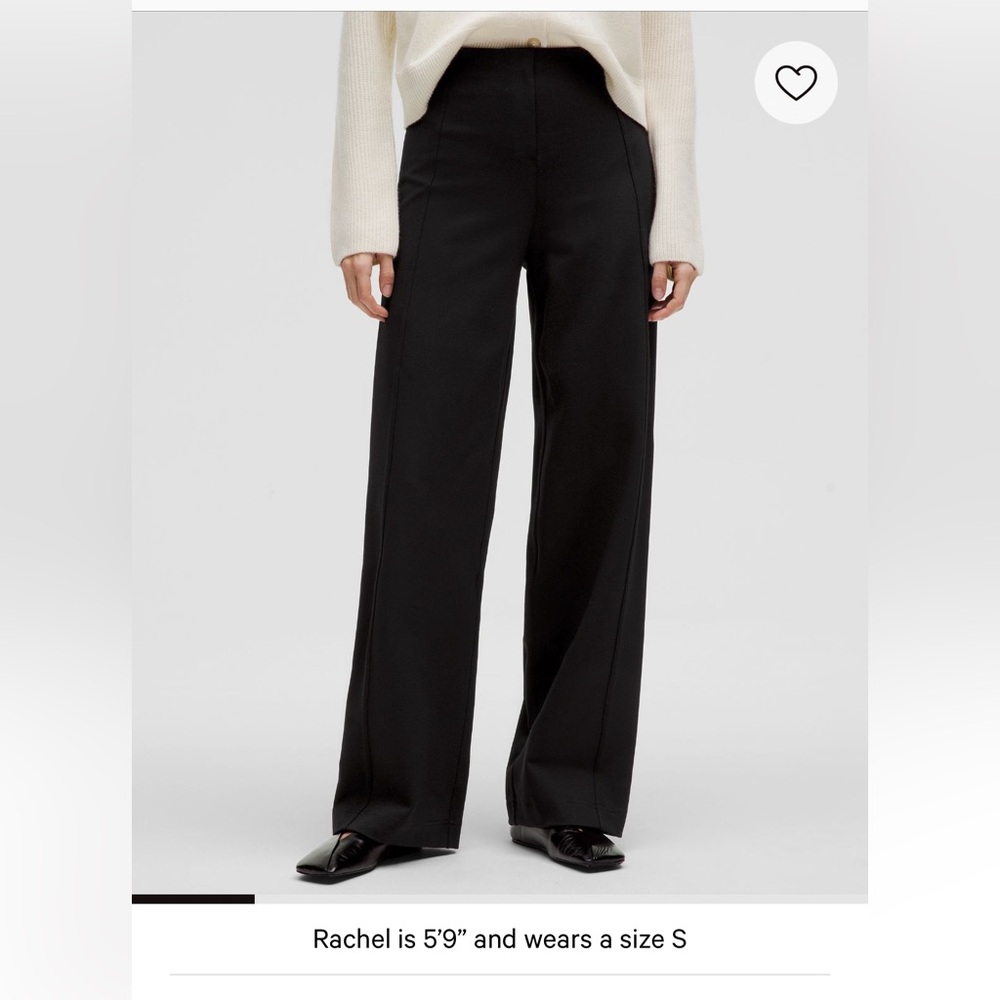 Lululemon Athletica Black Straight-Leg Pants
